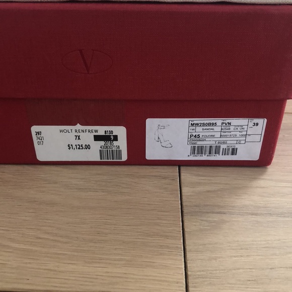 Authentic Valentino sandals, size 39 - Picture 9 of 9